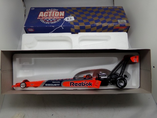 1998 Cristen Powell Reebok Dragster, 1:25 Scale, 1 of 2508, by Action