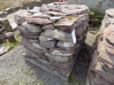 Pallet of Old Moss Fieldstone, Colonial, Sold By Pallet