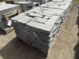 Blue Snapped Edge Wallstone, 2'' x Assorted Sizees, Sold By Pallet