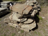 Pallet of Fieldstone Stepping Stones, Sold By Pallet