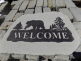 ''Bear'' Welcome Sign, Custom By EMS, 20'' x 28''