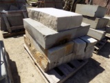 Pallet of Heavy Assorted Limestone pieces - Sold by Pallet