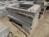 (8) Cut Stone Planters - 4''X30''X48'' - Sold by Pallet