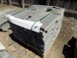 Pallet of Sawn Edge Wall Stone - 1 1/2-2'' x Assorted Sizes, Sold by Pallet
