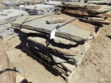 Pallet of Heavy Bluestone 3'' x Asst. Stepping Stones - Sold by the Pallet