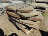 Pallet of Heavy Bluestone 3'' x Asst. Stepping Stones - Sold by the Pallet