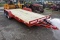 New 2021 Reiser 18' Car Hauler WCH187K Trailer, 7000 GVW, Red, w/ Slide in