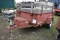 1996 Bri-Mar Dump Trailer, Red, Needs Bat. for Dump, Vin #: 1B9DC0811VC3765