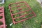 (2) 4'L x 50''H Red 2'' HD Gates  (2 x Bid Price)  (5962)