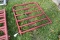 (2) 4'L x 50''H Red 2'' HD Gates  (2 x Bid Price)  (5962)