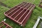 (5) 8'L x 50''H Red 2'' HD Gates  (5 x Bid Price) (5961)