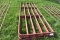 (3) 12'L x 50''H Red 2'' HD Gates  (3 x Bid Price)   (5959)