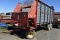 Gehl 970 Self Unloading Forage Wagon, On Tandem Axle Running Gear (7027)