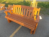 5' Stained Glider Bench  (7743)