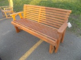 5' Stained Glider Bench  (7742)