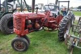 Farmall C Tractor, Narrow Front, w/ 2 PTH Fast Hitch, New Tires (7146)