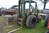 Massey Ferguson 202, Rough Terrain Forklift, Gas Engine, Turf Tires, (7212)