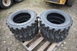 Set of (4) New 10-16.5 SSL Tires, (4x Bid Price) (5853)