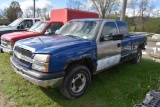 2003 Chevrolet 1500 Pickup, Auto,  Silver, Needs Oil Pressure Sensor, Needs