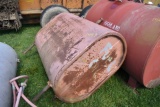 275-Gal. Oil Tank w/Gauge  - No Pump, Legs are Rusty  (5587)