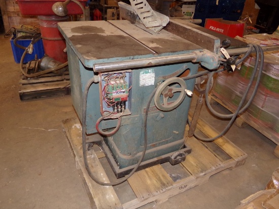 Powermatic H.D. WOod Table Saw, 3 Phase