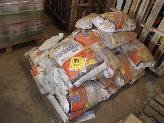 Pallet of Bagged Allganic 16-0-0 Natural Nitrate of Soda Fertilizer, Approx