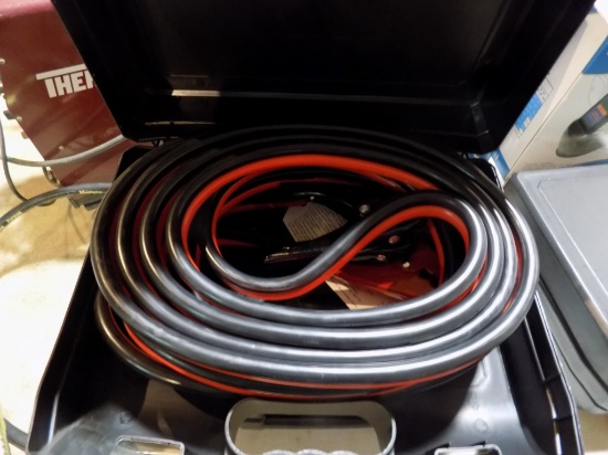 New Extra Heavy Duty Booster Cable, 800 Amp, 1ga, 25 Ft in Case