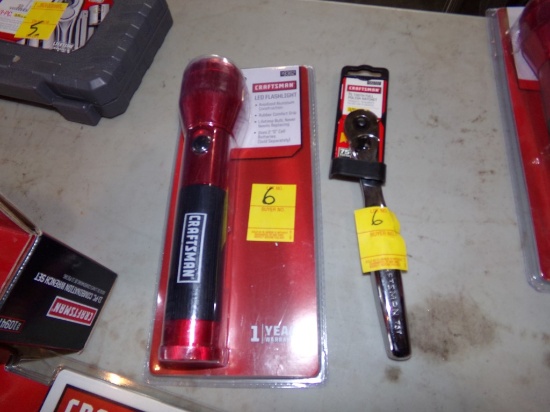 New Craftsman LED Flashlight, and New Craftsman 3/8 Drive Ratchet