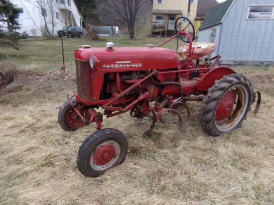 IH McCormick Farmall Cub, w/Belly and Rear Cultivator, Wide Front, PTO, Ser