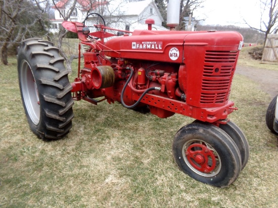 IH McCormick-Farmall Super M-TA, Narrow Front, PTO, Single Hyd Line to Rear