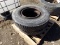 (2) Michelin 10R225 Tires on Steel Open Center Wheels (Good Tread)