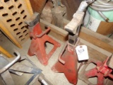 (2) Large Red 6Ton Jack Stands