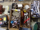 (2) Boxes of Hand Tools and Box of Clamping Fixtures