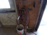 Red Air Jackhammer with a Bit