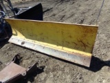 Yellow 8' Snow Plow with Mounting Frame