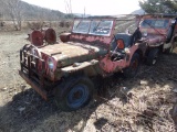 Old Willy's Military Issue (Jeep) for Parts or Restoration, Standard Shift,
