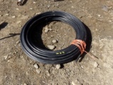 Large Roll of 1/2'' Black Plastic Water Line