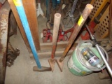 2 Steel Handled Splitters, and Fiberglass Handled Wood Splitter (Go Devil)