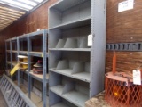 7 Tier Metal Storage Shelf with Dividers (3' x 8'T x 12''D)