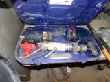 Lincoln 14.4V Cordless Grease Gun in Case with 2 Batteries and a Charger