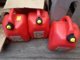 (3) Brand New 5 Gallon Gas Cans (3x Bid Price)