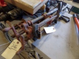 (4) Bar Clamps, and (2) Quick Grip Clamps