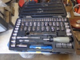 Gear Ratchet Pass Through Socket Tool Set (Complete, Like New in Case)