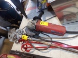 Milwaukee Angle Grinder (4.5''), and Group of Mixing Bits