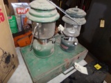 (2) Coleman Fuel Lanterns and a Camp Stove