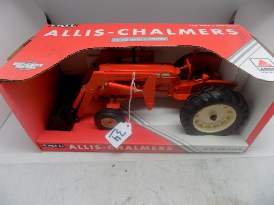 AC D-19 with Loader, NIB, 1:16 Scale, by Ertl, Shelf Model