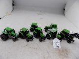 (7) Deutz Allis 1/64 Tractors - 6275, 6265, (5) 6000 Series w/ Cabs - Asst