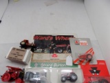 Group of 1/64 Toys - Ward Burton Race Car & MF Trac, NIB, AC D-14, NIB, MF