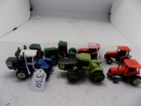 (7) Older 1/64 Toys - JD 8850 & 4450,Ford FW60, Steiger Panther, Deutz Alli