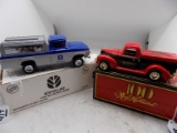 (2) Truck Banks, (1) 1960 Ford 4WD Pickup, ''New Holland'', (1) 1940 Ford P